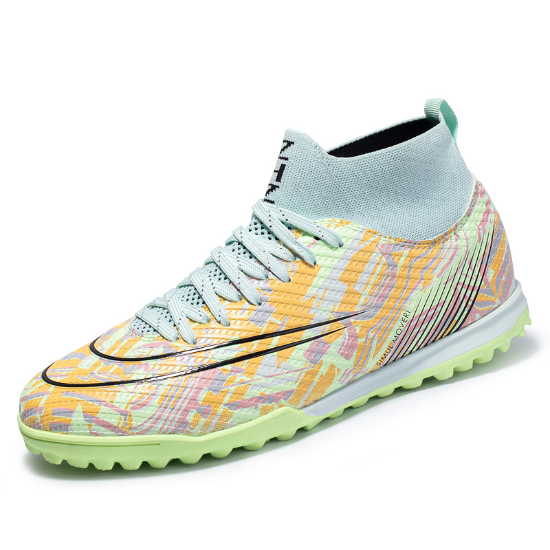 Copa del Mundo entrenamiento para hombres Massey C Luo zapatos de fútbol para hombres uñas rotas AG uñas largas para hombres niños Escuela Primaria estudiante zapatillas de entrenamiento