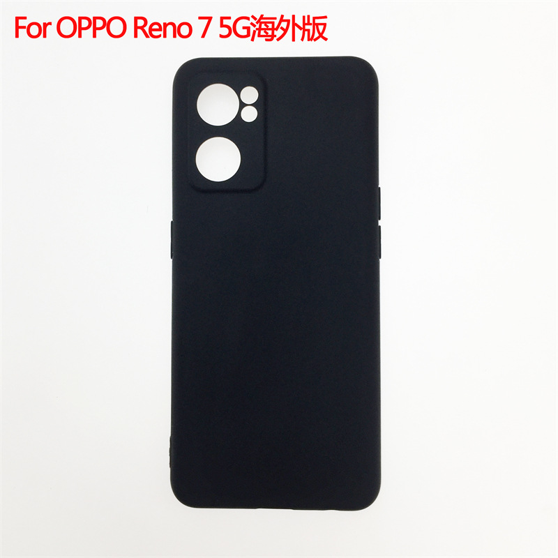 适用于OPPO Reno 7 5G海外版手机套台湾版手机壳磨砂布丁素材TPU