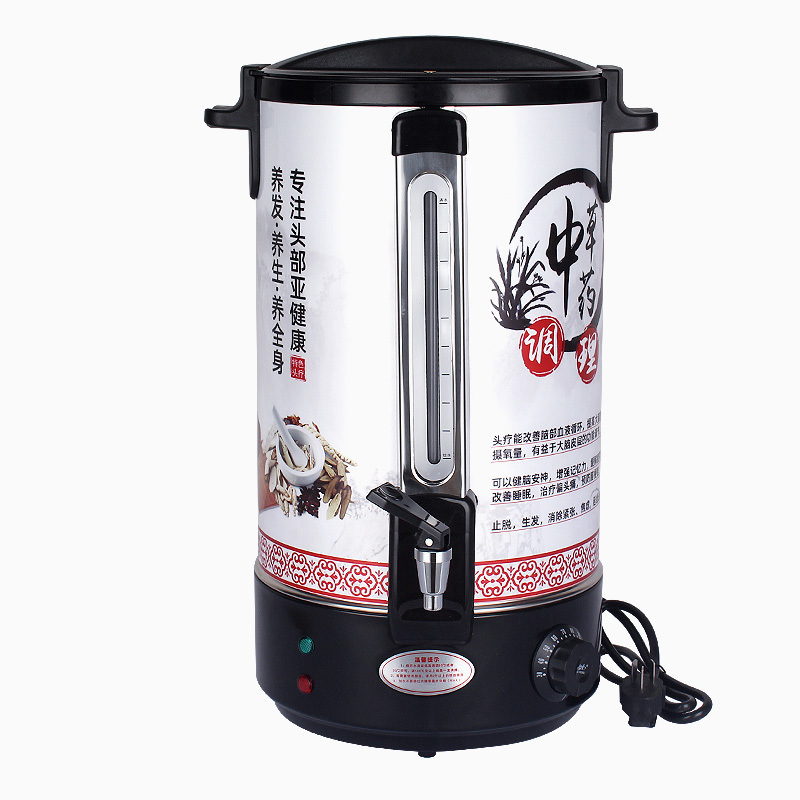 barril de aislamiento térmico eléctrico de acero inoxidable, barril de hierba de sopa de tratamiento de la cabeza comercial, barril de hervir agua, barril de aislamiento térmico automático, salón de belleza, olla de hierba de medicina tradicional china