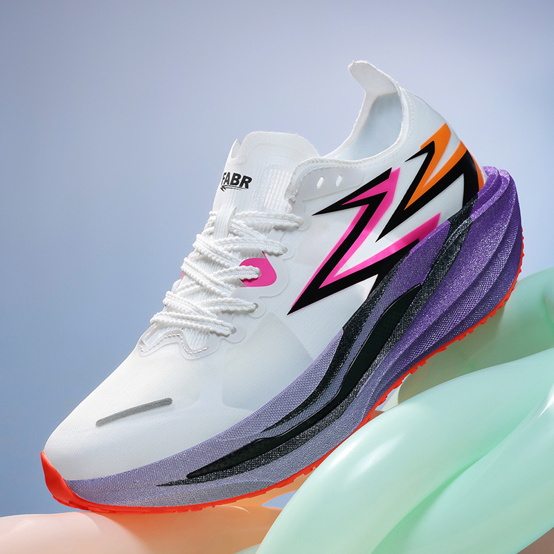 Cross-Border Fei Ran 4 Running Shoes Men's Popcorn Sole Light Elastic Breathable Outdoor Jogging Long-Distance Marathon Training Sports