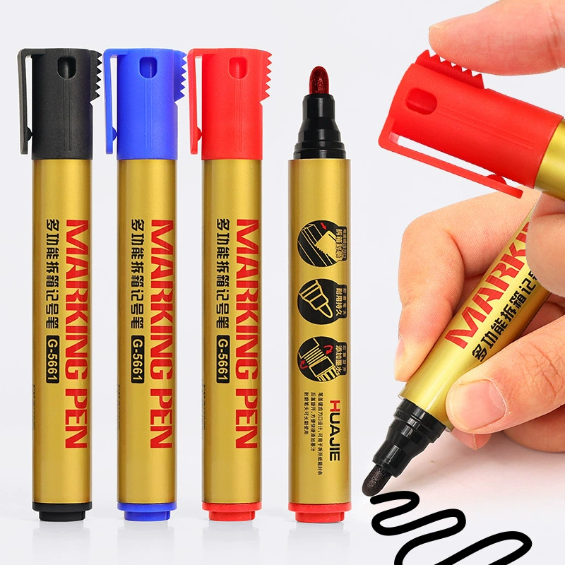 Маркер распаковки логистики Хуаджие может быть добавлен чернила большой емкости водоустойчивая быстрая картина засыхания граффити упаковка склада Особенный