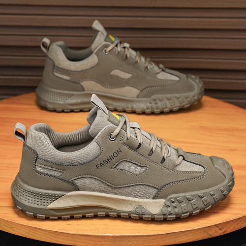 Men's Hiking Shoes, Outdoor Sports Shoes, Slip-Resistant Hiking and Climbing Shoes, Men's Safety Shoes, Casual Work Shoes