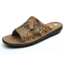 夏季牛皮拖鞋真皮男士休闲英伦潮流男拖一字拖沙滩302休闲百搭