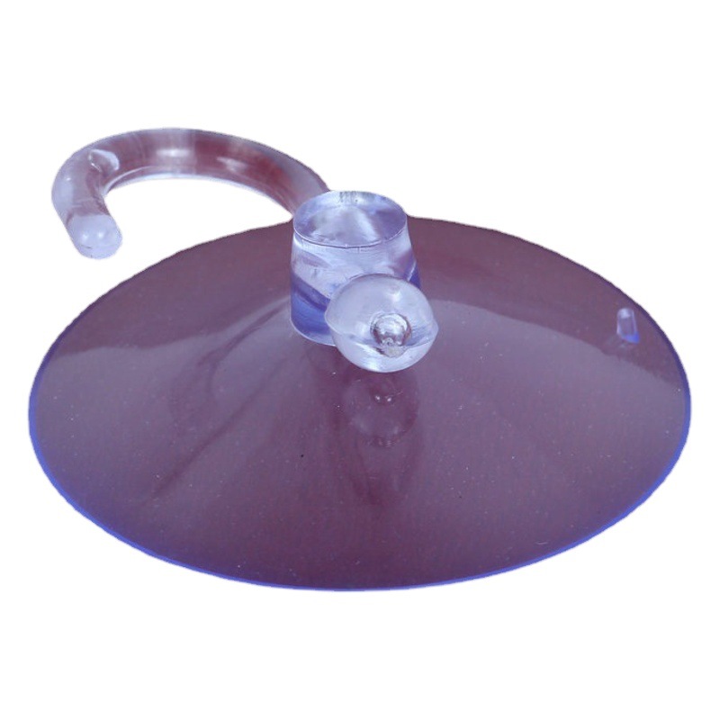 Transfronterizo transparente lechón gancho baño cocina azulejo vacío plástico lechón gancho PVC vidrio perforado lechón