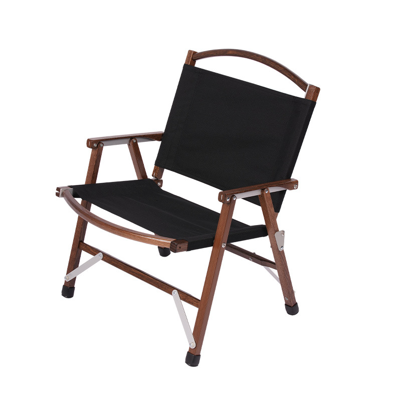 Silla plegable al aire libre portátil Beech Kermit silla pesca plegable taburete portátil al aire libre de madera maciza taburete al por mayor