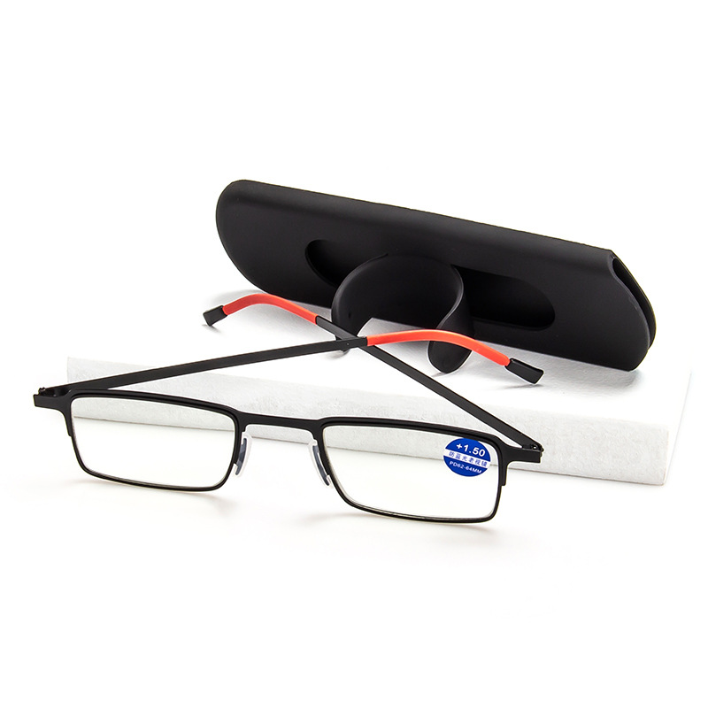 Gafas de lectura con filtro de luz azul modelo 2025 para hombres y personas mayores, gafas ligeras con soporte para teléfono, gafas de lectura.