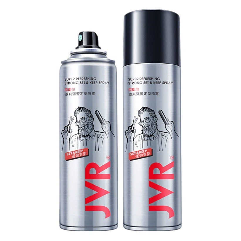 Мужской лак для волос Jewel, спрей для укладки волос, сухой гель, долговечный освежающий специальный аромат, женский настоящий сильный фиксатор 80