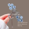 G13 blue flower butterfly