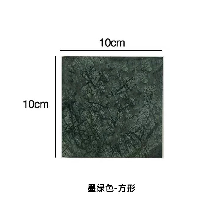 Fábrica al por mayor negro blanco gris natural mármol montaña hotel suministros café montaña ligero lujo placemat aislamiento pad