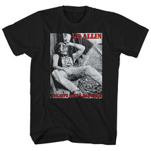 GG Allin朋克摇滚歌手Jesus Christ Allin 美式复古oversizeT恤