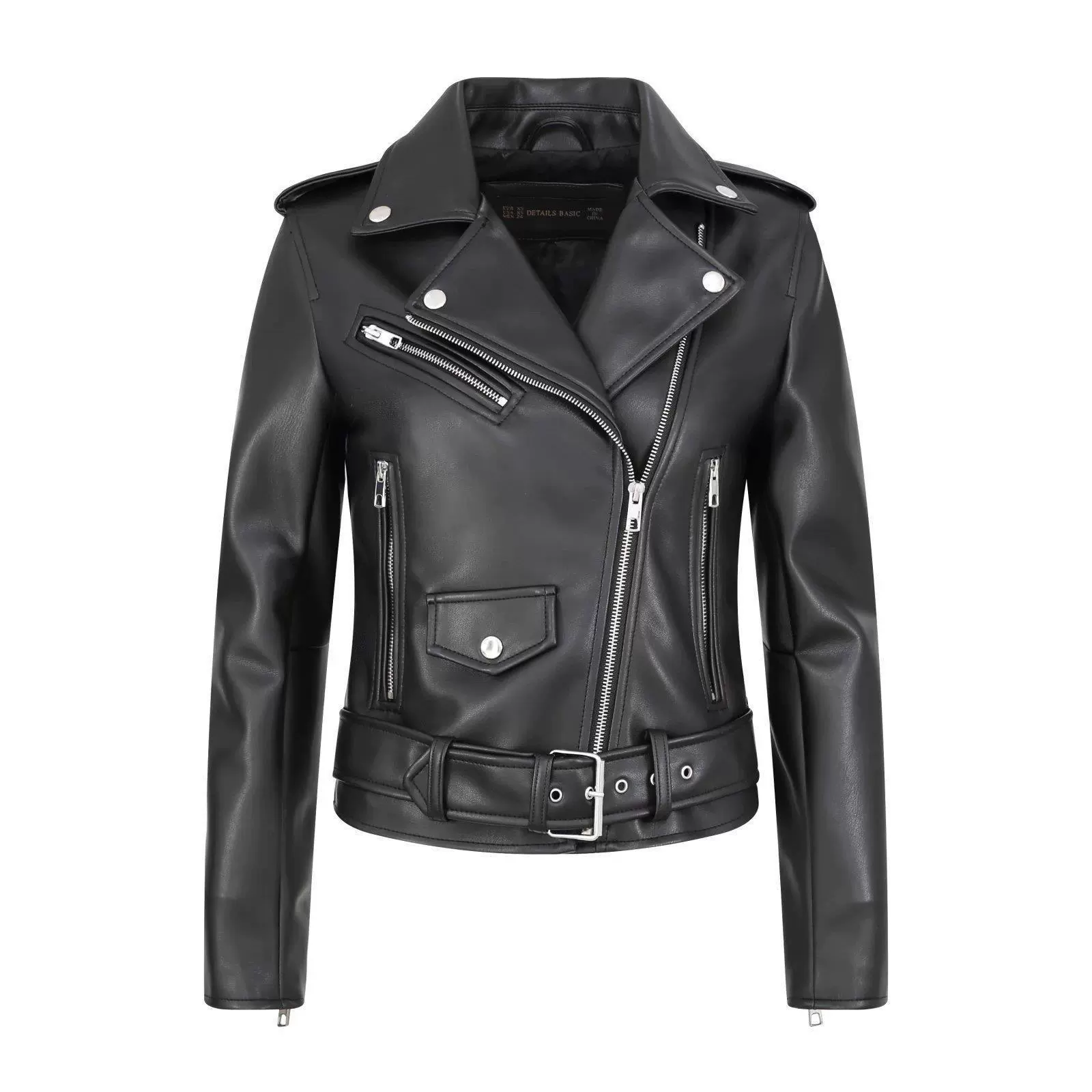 Autumn short polyurethane jacket, European style, (Physicals)