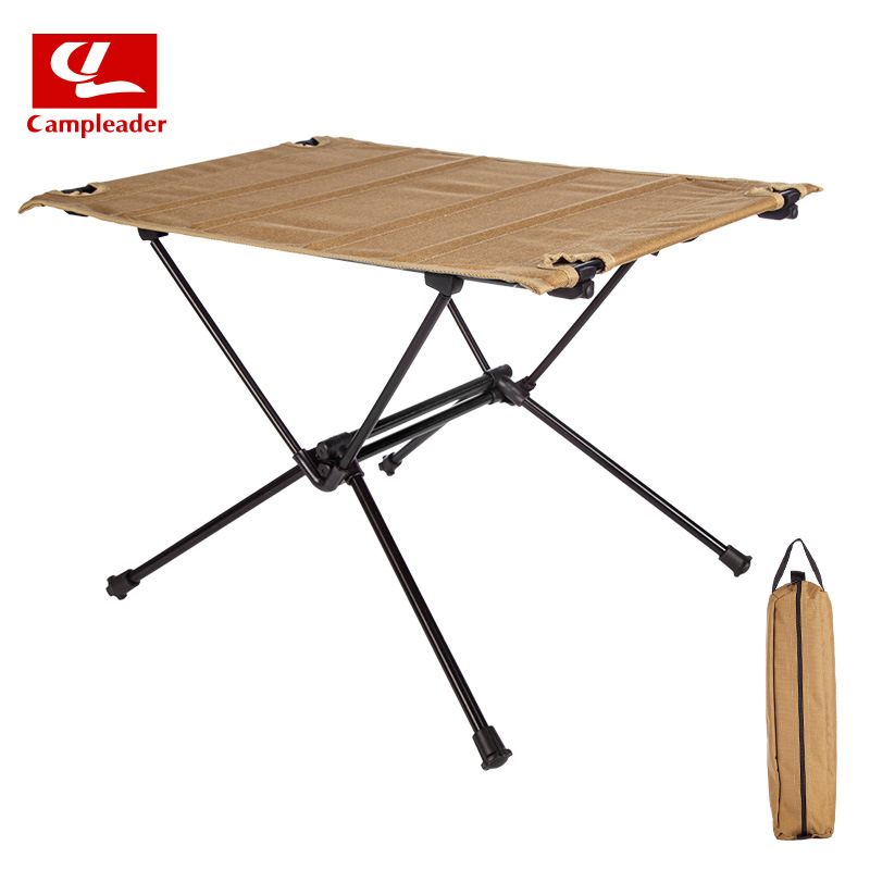 Outdoor Folding Table Aluminum Alloy Cloth Noodle Table Ultra Light Fishing Table Camping Table Beach Tactical Table Car Barbecue Table