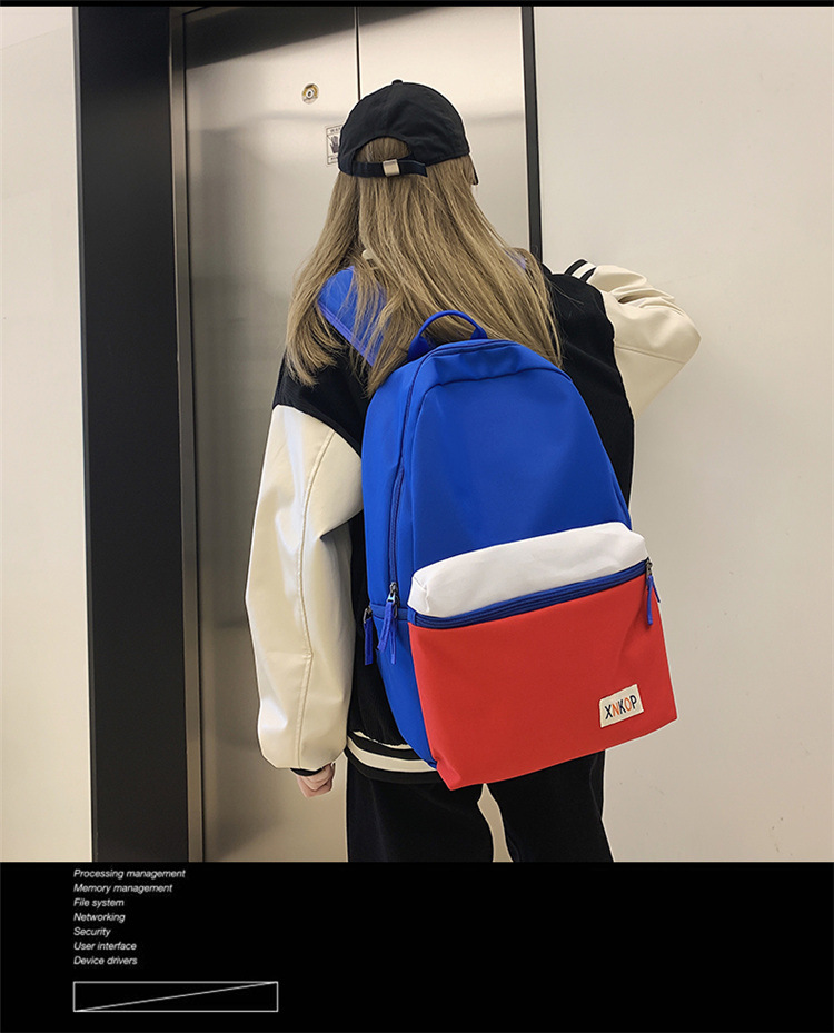 New Backpack Casual Fashion Korean Students Campus Large-capacity School Bag display picture 1