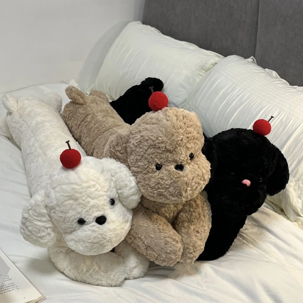 검은 체리 강아지