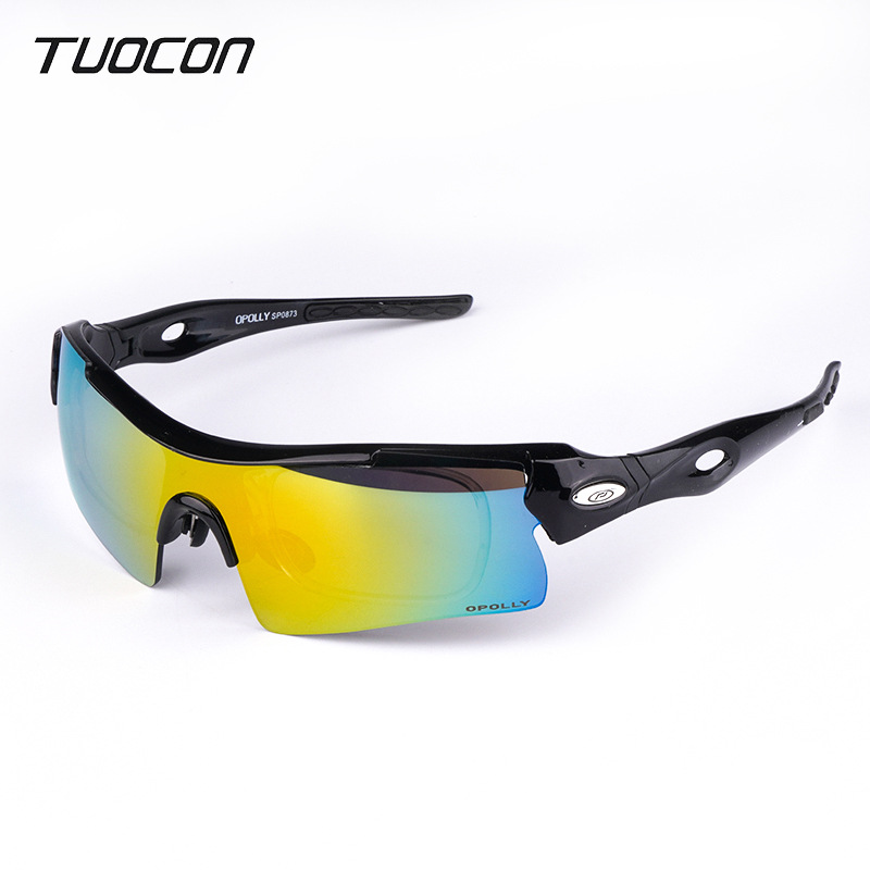 Manufactor Direct selling Riding glasses Sand To attack Colorful glasses non-slip outdoors motion Bicycle glasses