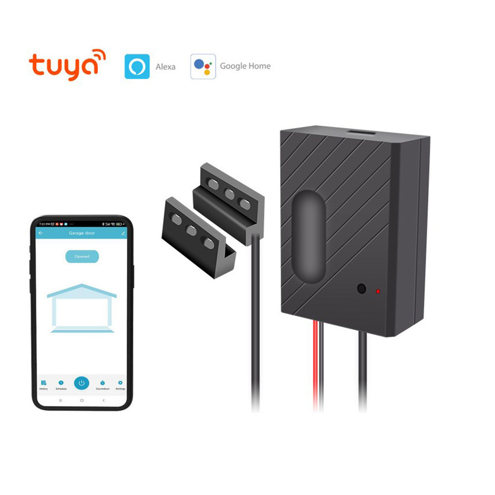 涂鸦智能WIFI车库门控制器tuya app远程控制语音控制车库5V12V24V