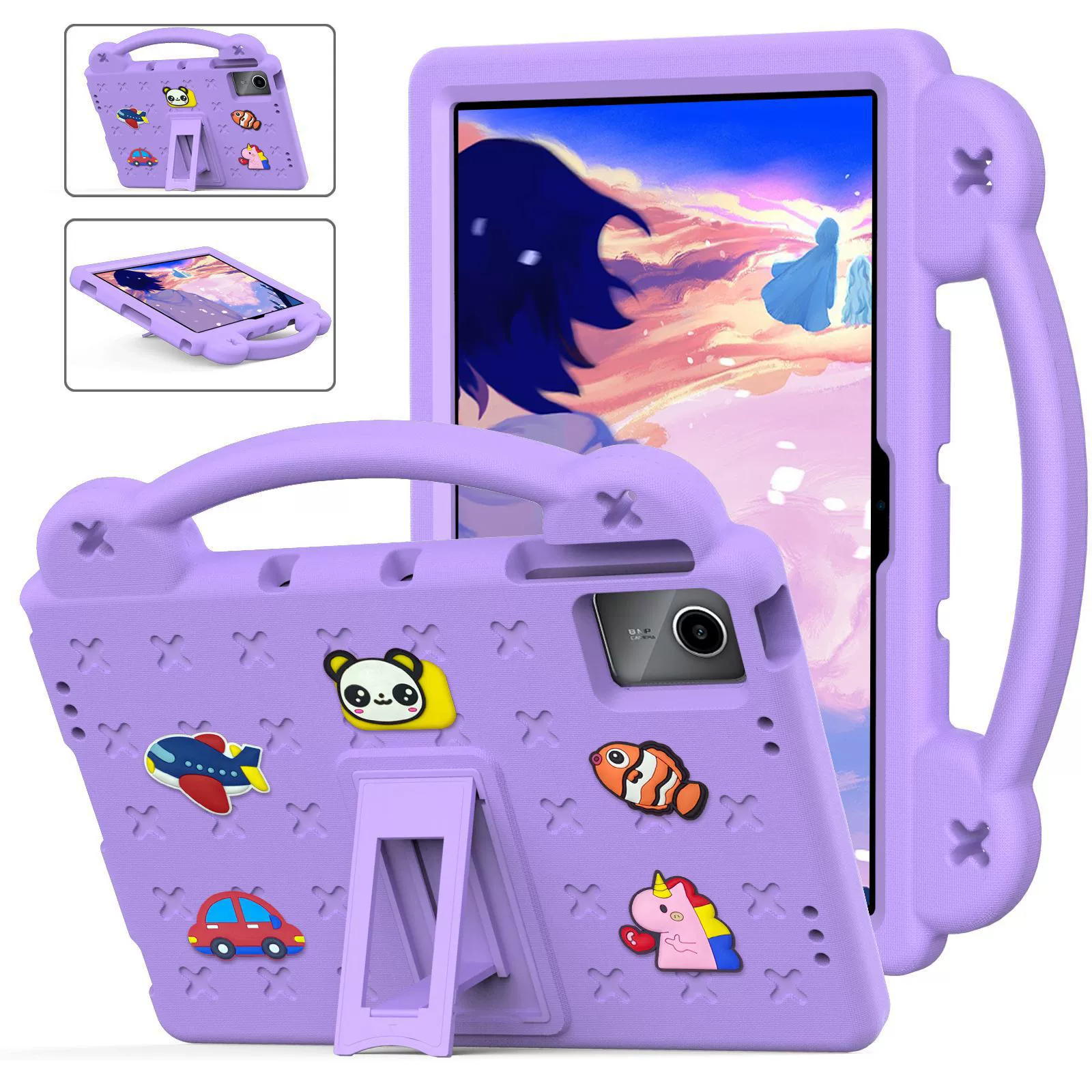 Подходит для планшета Lenovo Xiaoxin pad11 защитный чехол Lenovo Tab TB311 M11 Beibei Bear Brace BoosterShell
