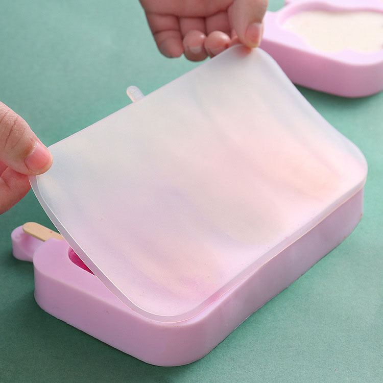 Creativo de dibujos animados DIY molde de helado de silicona casera modelo de hornear hogar molde de paleta molde de helado al por mayor