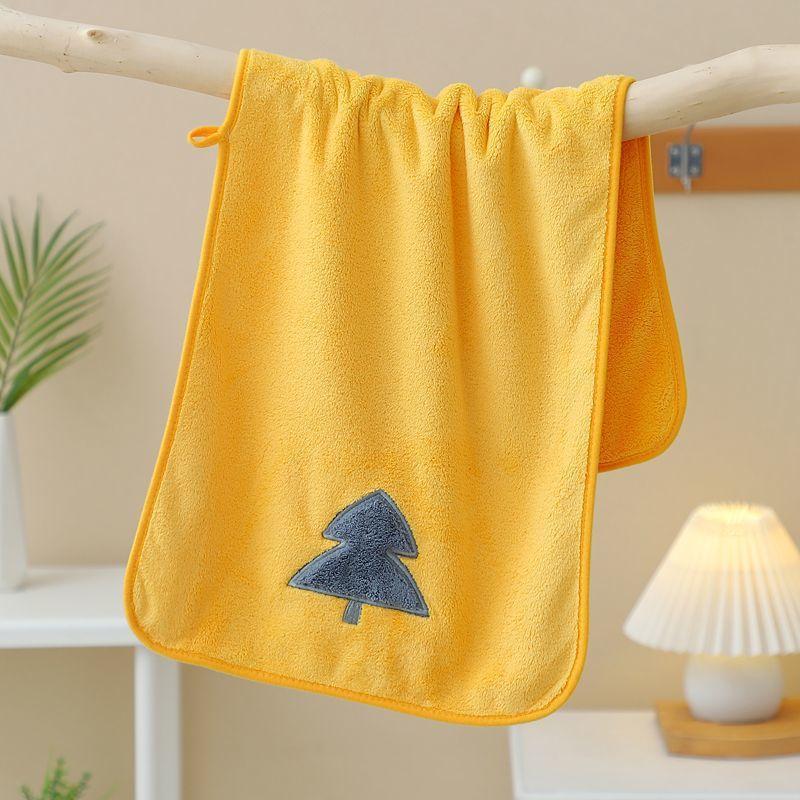 소나무 수건 노란색