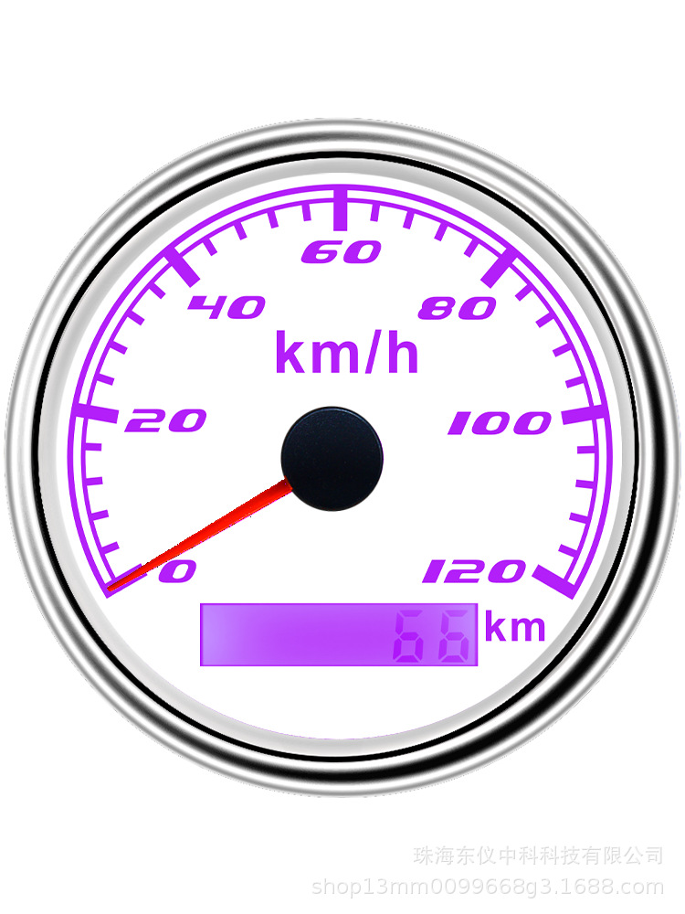 85mm speedometer motorcycle equipped with waterproof GPS speedometer engineering truck truck GPS positioning speedometer