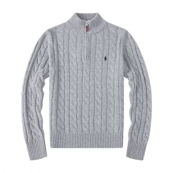 Cross-Border High-End Version Polo Pony Sweater Rl Round-Neck Embroidered Pullover Fashion Jacket Knitwear Casual Wholesale