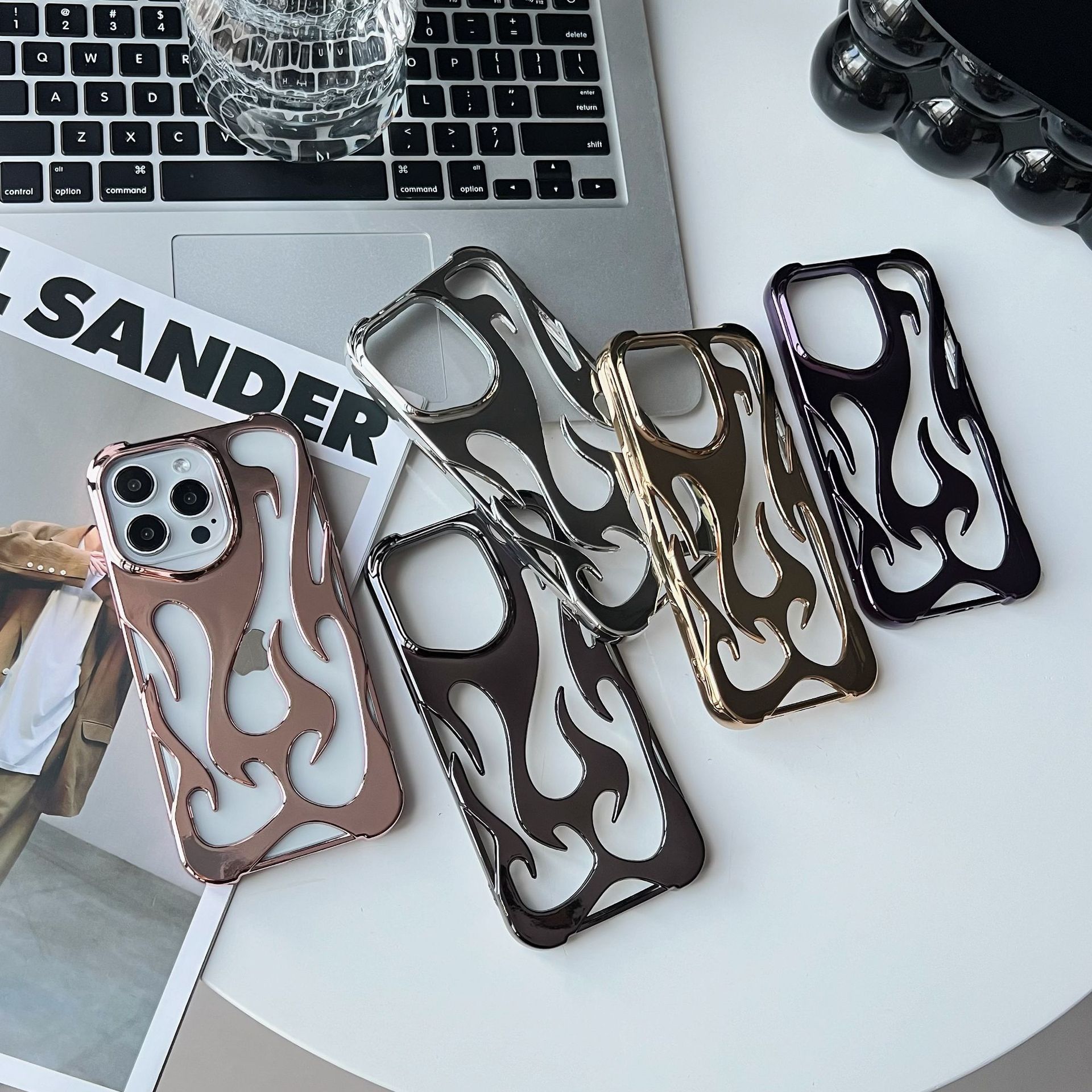 夏季散热镂空适用iPhone16promax潮牌手机壳苹果13简约防摔保护套