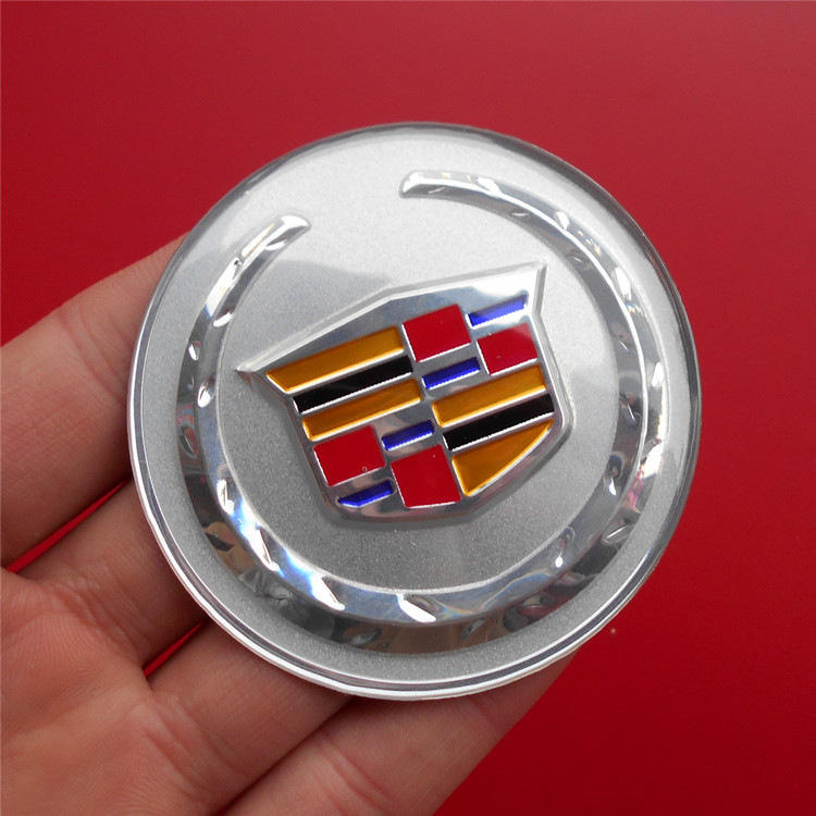 Etiqueta decorativa del logotipo del automóvil Etiqueta engomada del automóvil de metal Etiqueta de modificación del volante Etiqueta del cubo de la rueda Etiqueta del automóvil de cada marca 65mm