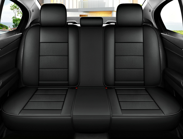 New Napa Leather Fully Surrounded 3D Full Leather Four-Season Universal Car Seat Cushion Breathable Seat Cover Car Cushion Seat Cushion