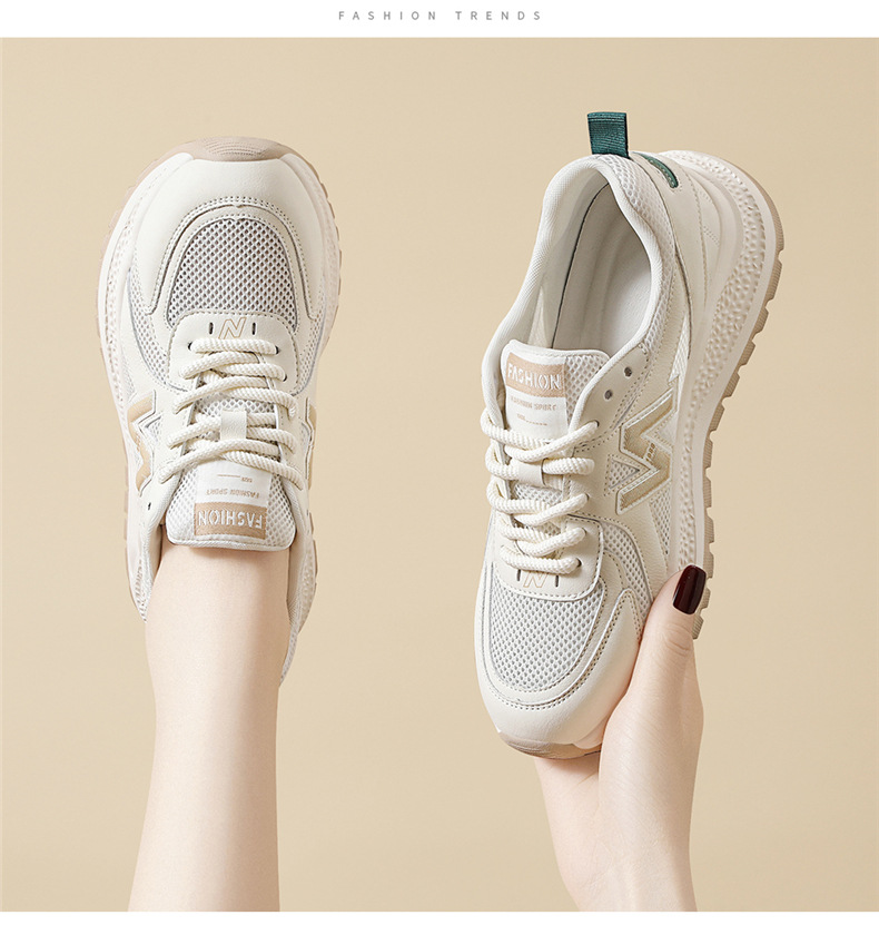 Giày sneaker nữ đế dày lưới thoáng khí mùa hè 2025 — JST 7150m Lưới đơn màu tím, Mạng đơn thẻ JST 7150m chi tiết 10