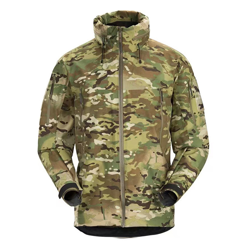 Bird's Home Outdoor Hard Shell Full Waterproof Jacket Men's Jacket Pressure Adhesive Windbreaker Jacket Lightweight Mountaineering Suit