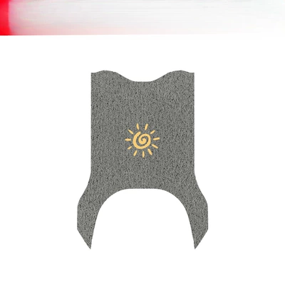 Electric vehicle foot mat – Waterproof Foot Pad Non-Slip Foot - table-bell-first-love-eb-gray-windmill