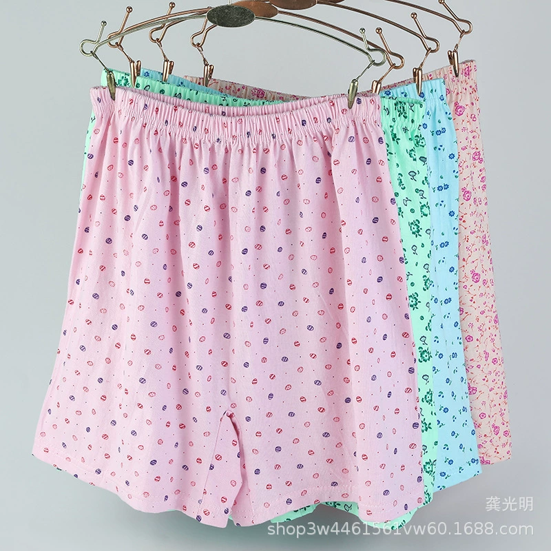 Женские трусы-боксеры со средней талией и принтом Джокер нижнее белье для средних лет производители хлопковых брюк для пожилых женщин в наличии оптом