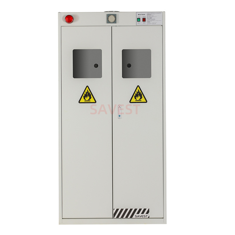 厂家现货供应带常规可燃气体报警 双瓶气瓶柜