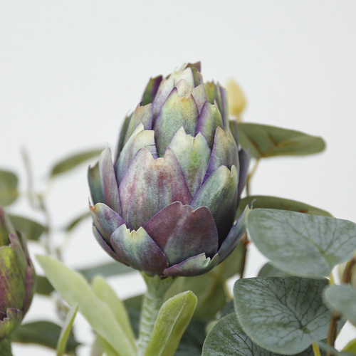 Cross-border new product artificial artichoke fruit living room entrance decoration artificial plant artichoke flower arrangement decorative flower artificial flower