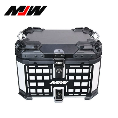 45L armored motorcycle quick release aluminum alloy black hanging piece tail box scooter trunk electric car tail box