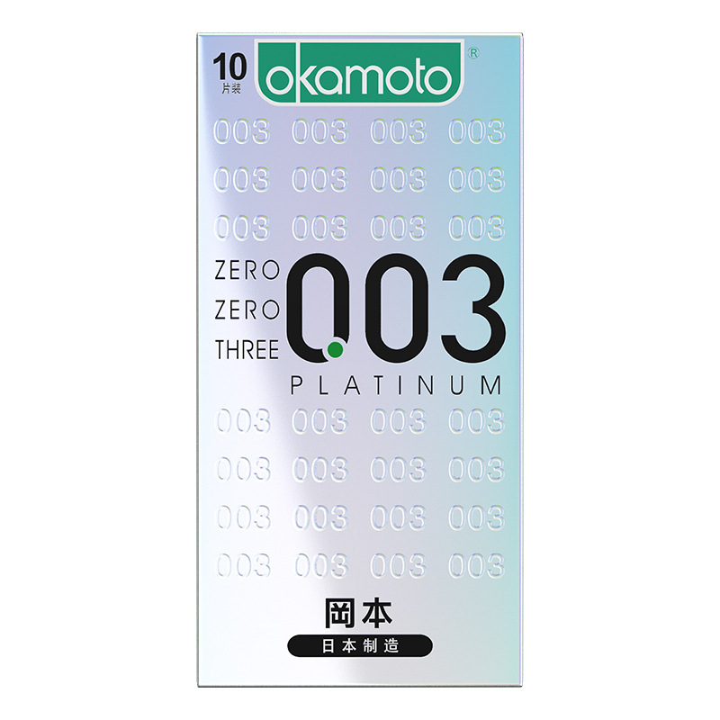 Okamoto003 platino 2 3 6 10 condones Meituan artículos sexuales para adultos al por mayor image 9