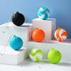 Silica gel round massage ball for hands for training