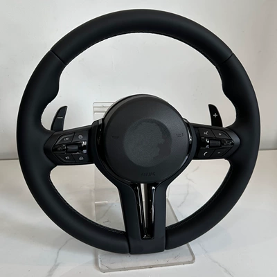 Suitable for Bmw M3M4M5M6 E70 E90 F30 Full Range of Modified Leather Steering Wheel Assemblies (Steering wheel) - m3-black-line