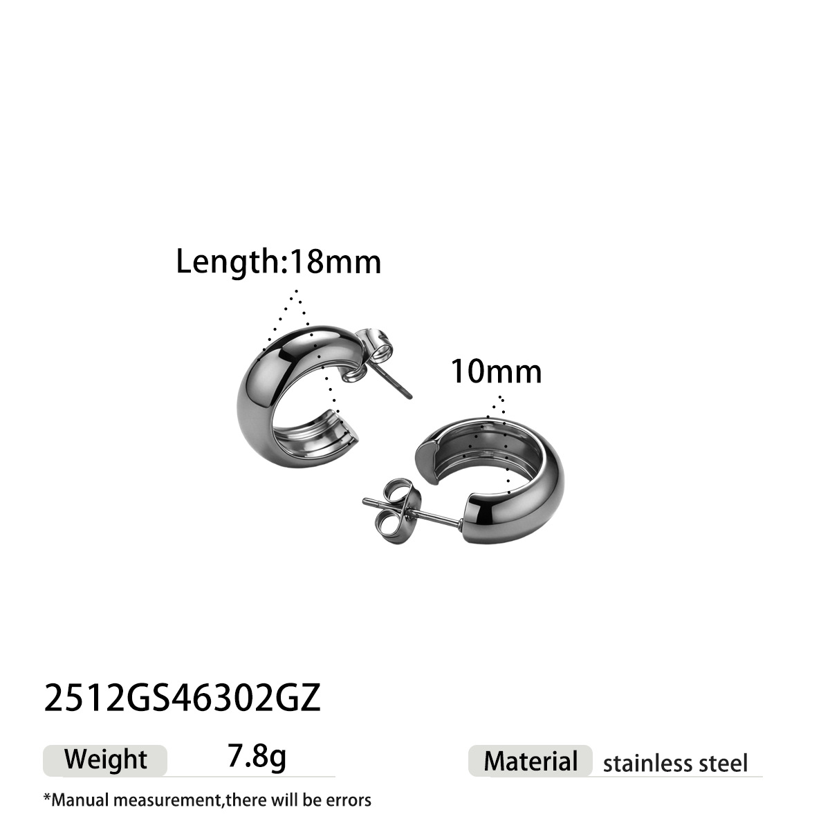Taina europa y americana pernos de acero inoxidable lujoso ligero de alta calidad personalidad de moda oro y plata pernos de dos colores para mujeres no desvanecen mujeres image 8