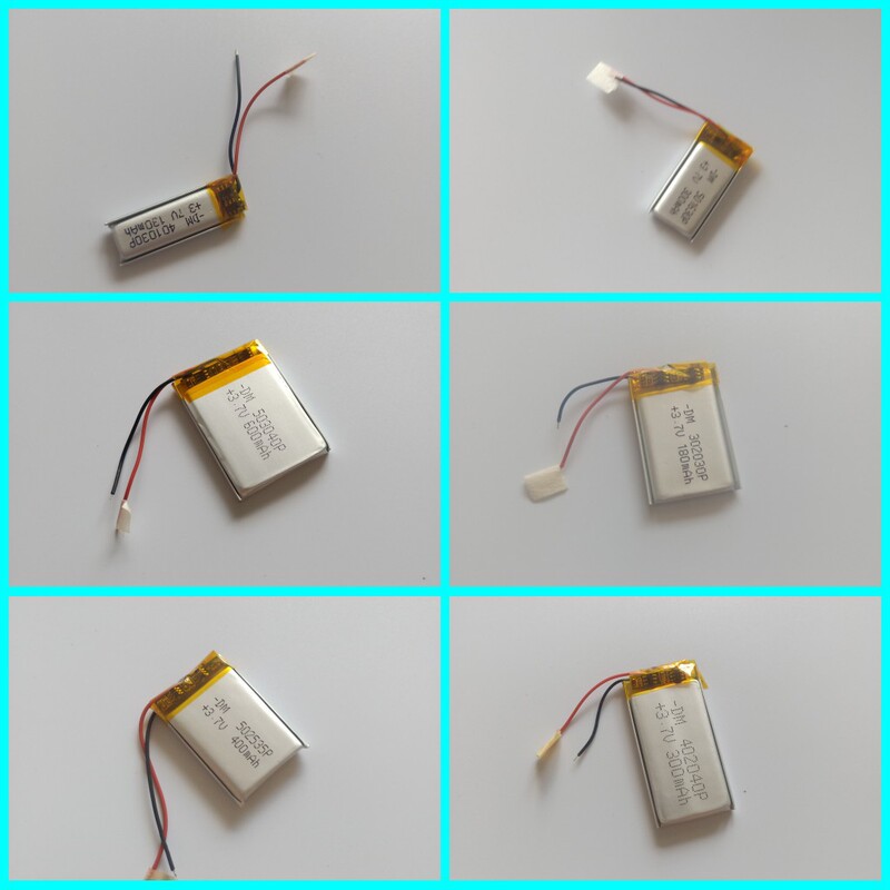 3.7V Polymer Lithium Battery Mp3 Driving Recorder Bluetooth Headset Tire Pressure Built-In Universal Rechargeable Battery 3.7V Polymer Lithium Battery Mp3 Driving Recorder Bluetooth Headset Tire Pressure Built-In Universal Rechargeable Battery