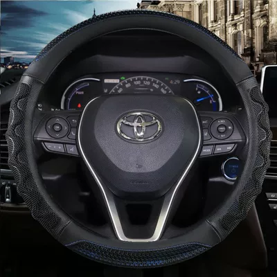 Steering wheel cover | leather hand-free handle cover