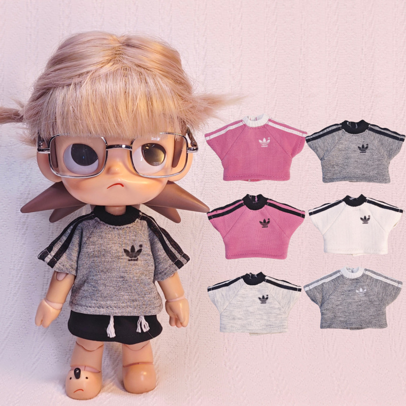 20cm Gazi Sister Doll Clothes Short-Sleeved T-Shirt Sports Style Zsiga's Dream Place 1/8 Movable Doll Clothes 20cm Gazi Sister Doll Clothes Short-Sleeved T-Shirt Sports Style Zsiga's Dream Place 1/8 Movable Doll Clothes