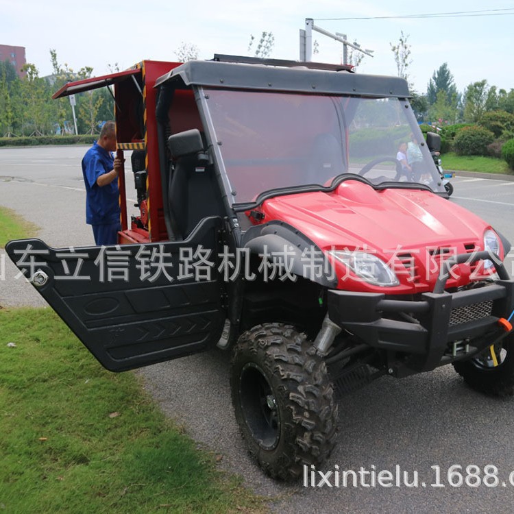 箱体式全地形800消防摩托车  消防摩托车四轮带棚子  四轮消防车