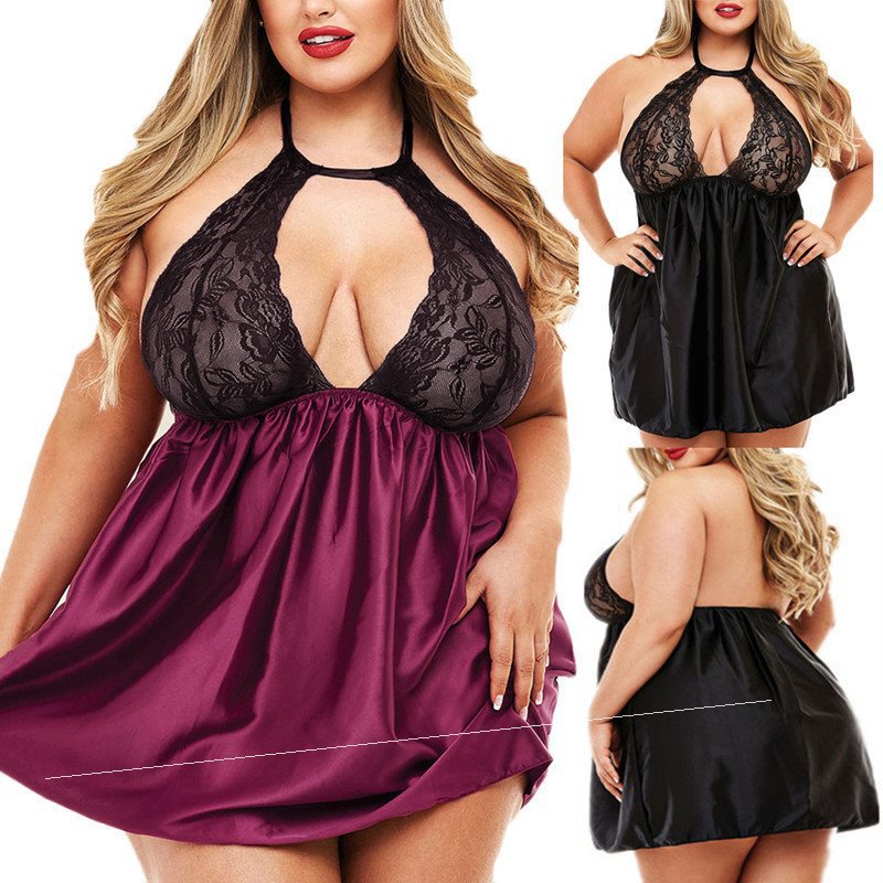 Sexy lingerie sexy lace nightgown pajama...