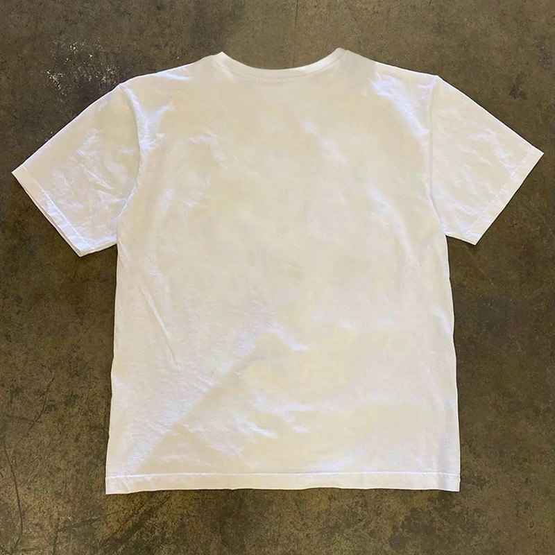 Beouady アメリカンスタイル 2025 ハイストリート夏ラウンドネックレタープリント Tシャツカジュアル男性と女性のための多用途半袖|undefined