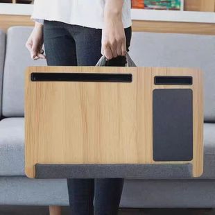 Knee Laptop Table for Lazy People to Study at Home, Portable Knee Table for Car Office, Portable Bed Small Table