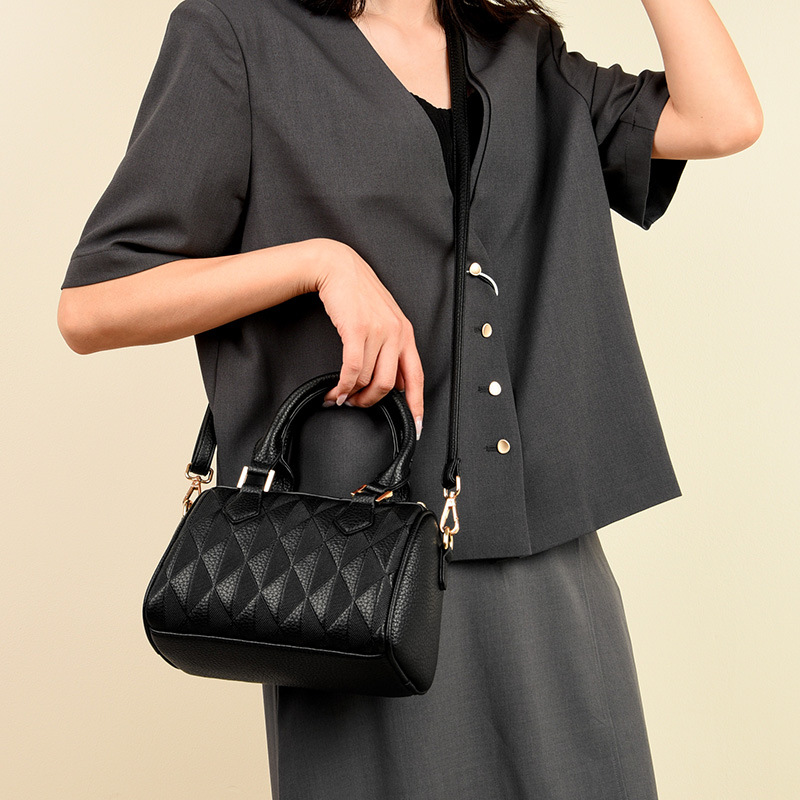 Women's bag fashion Boston pillow bag trendy all-match high-grade shoulder messenger bag_voghion.com