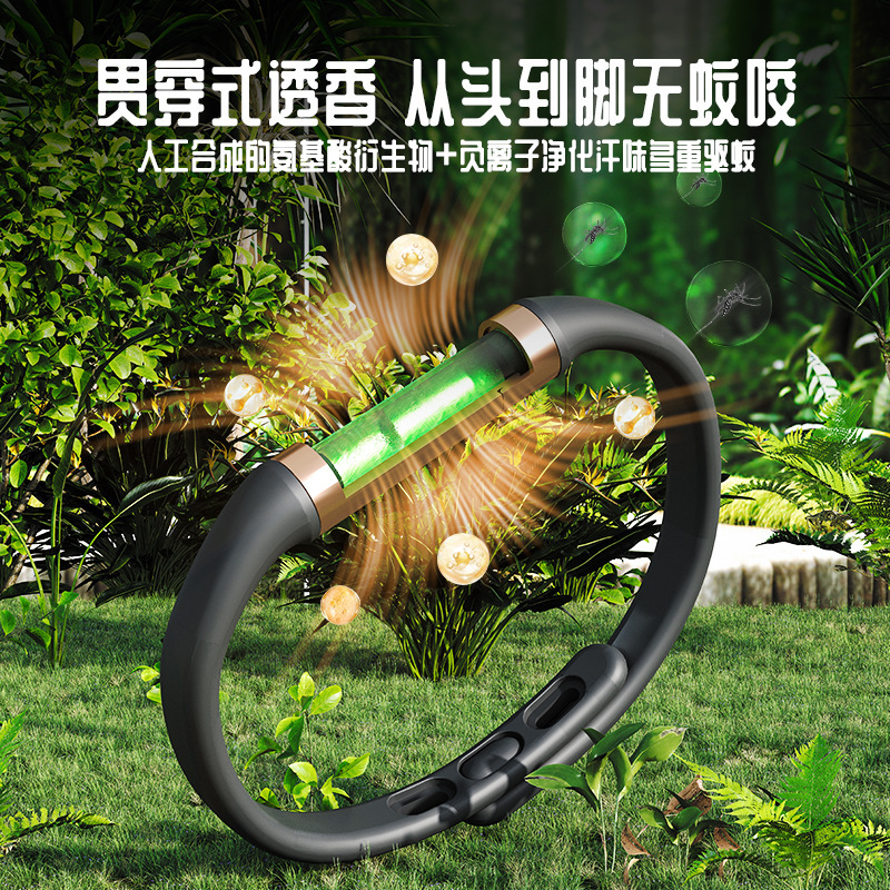 2025 夏活力蚊よけブレスレット大人のカップル屋外ポータブルブレスレットフットリングバックルエッセンシャルオイル防虫アーティファクト|undefined