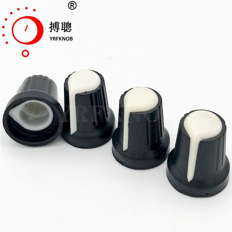 YRFKNOB�ܽ���λ����Ť ñ��ֱ��10*15*17mm ˫ɫ��ť