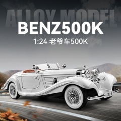 1:24/18 500kオープンカーの古い車の復古的なドアの回力の四輪の免震聯の模型の自動車のおもちゃの車